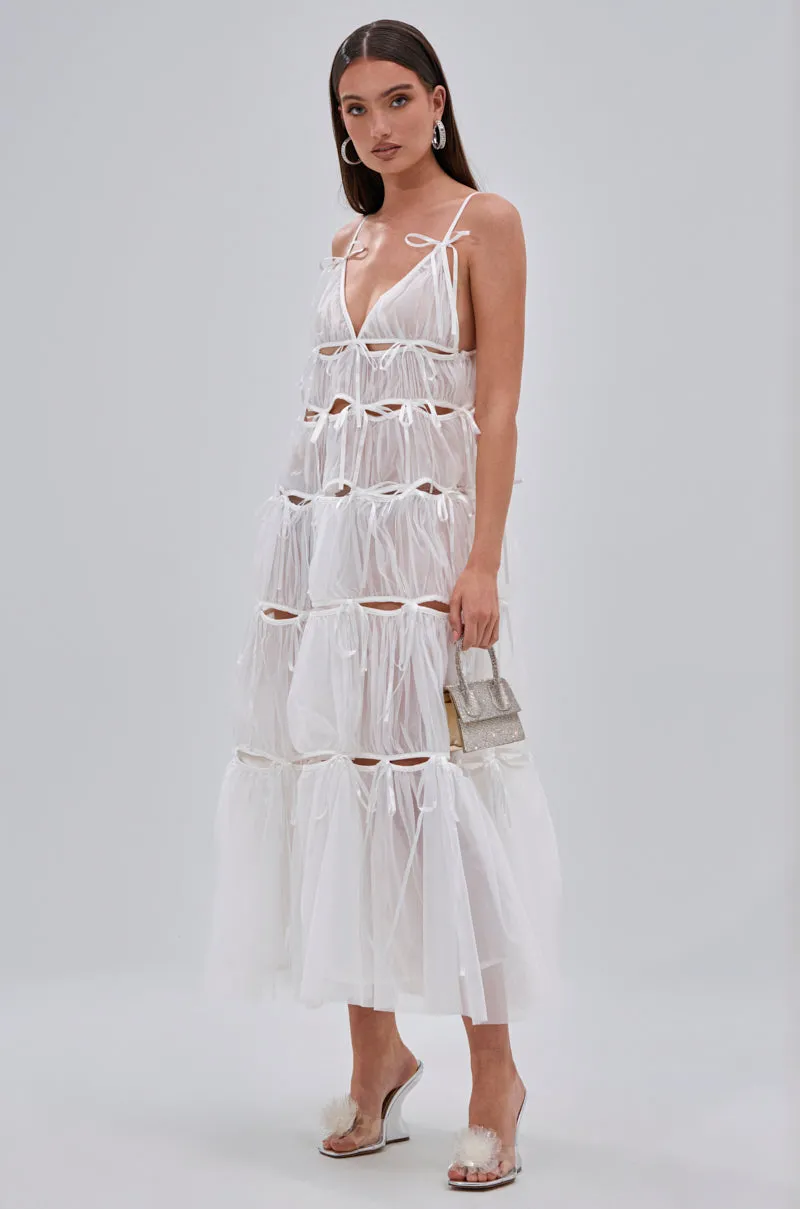 COULDN'T BE ME IF YOU TRIED TIE MAXI DRESS sold by AKIRA product image thumbnail 3