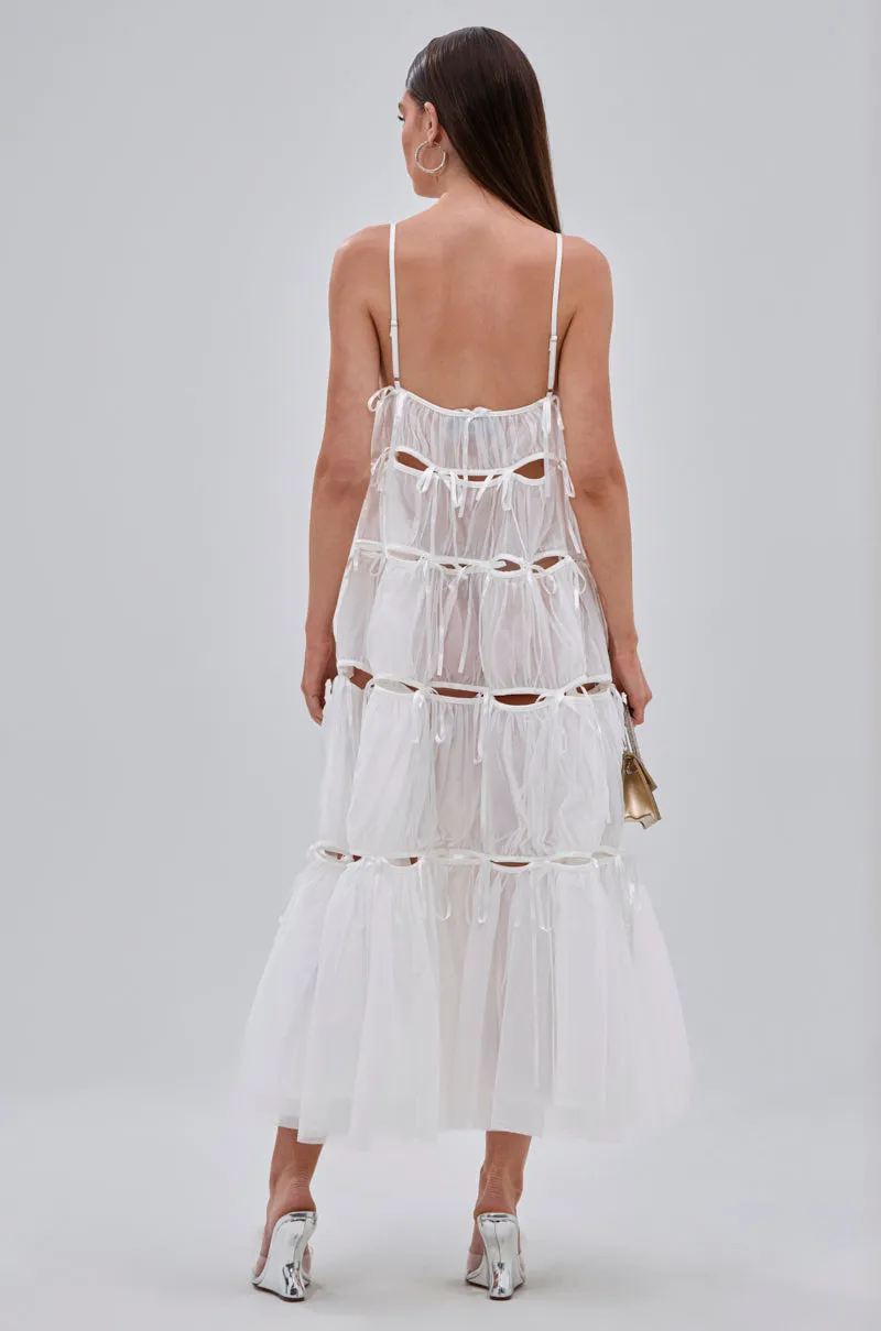 COULDN'T BE ME IF YOU TRIED TIE MAXI DRESS sold by AKIRA product image thumbnail 5