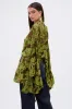 BUTTERLY EFFECT BLOUSE IN GREEN sold by AKIRA
