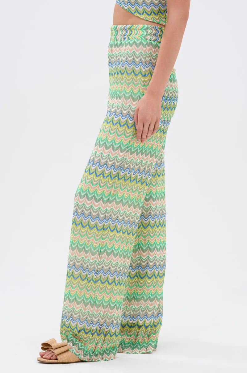 JUST A FEELING CROCHET PALAZZO PANT sold by AKIRA product image thumbnail 3