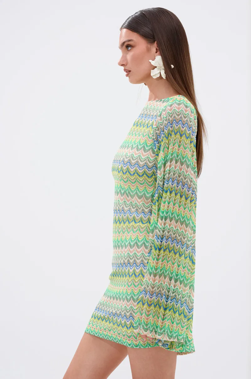 SUMMER TIME FINE PRINTED MINI DRESS sold by AKIRA product image thumbnail 3