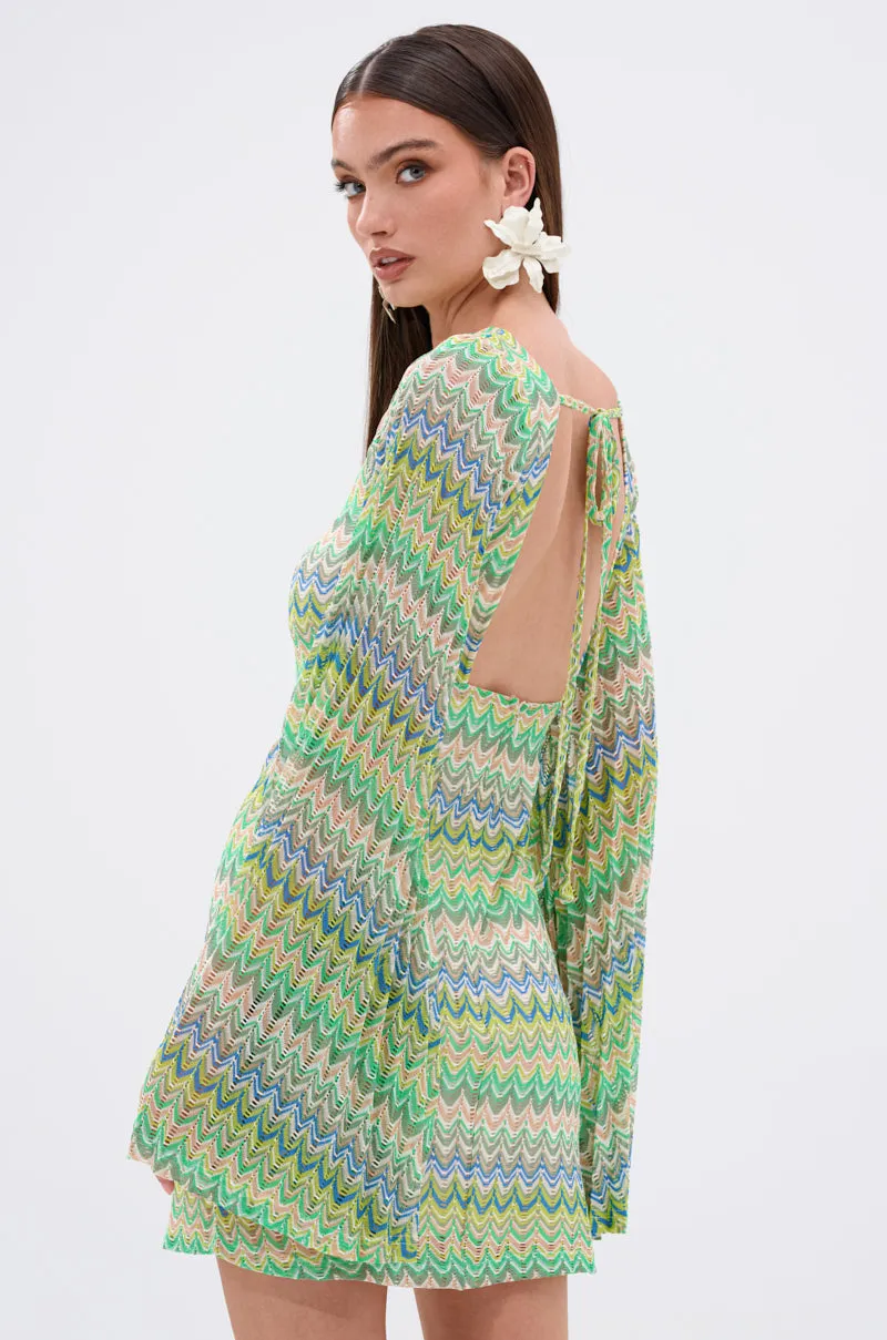 SUMMER TIME FINE PRINTED MINI DRESS sold by AKIRA product image thumbnail 4