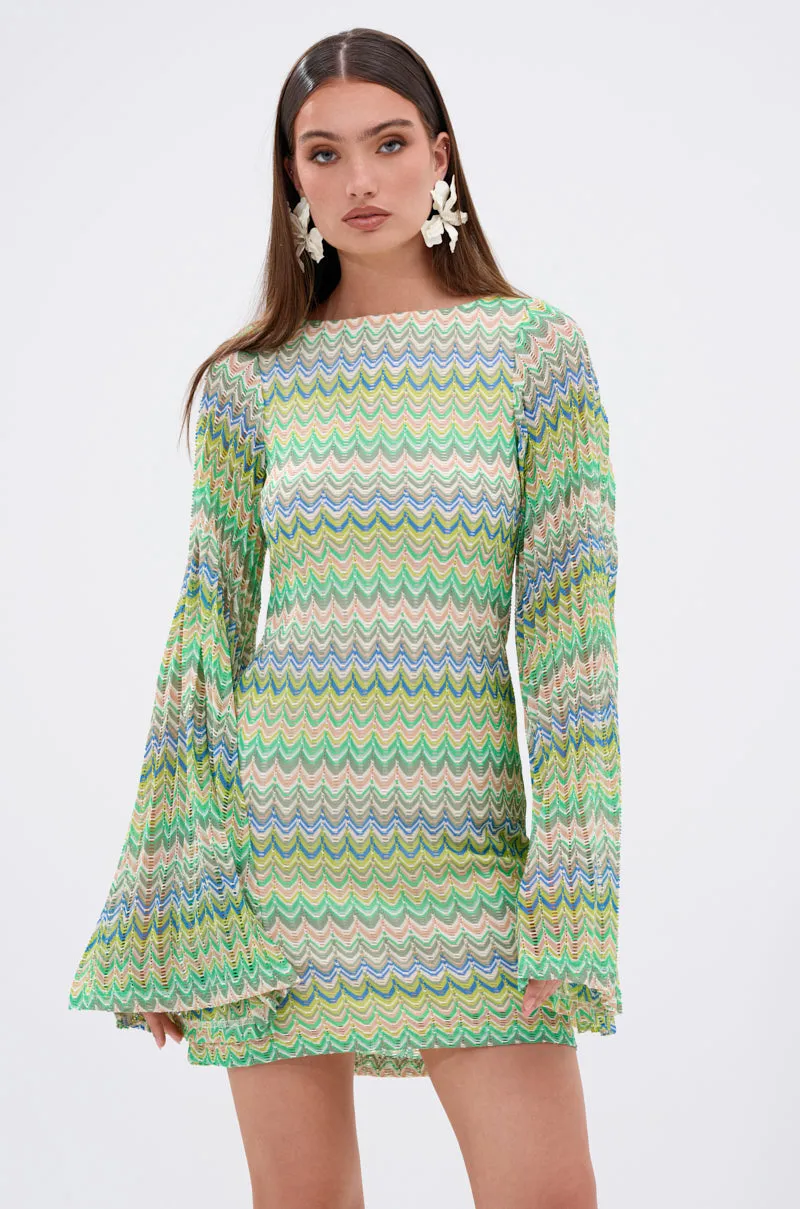 SUMMER TIME FINE PRINTED MINI DRESS sold by AKIRA product image thumbnail 2