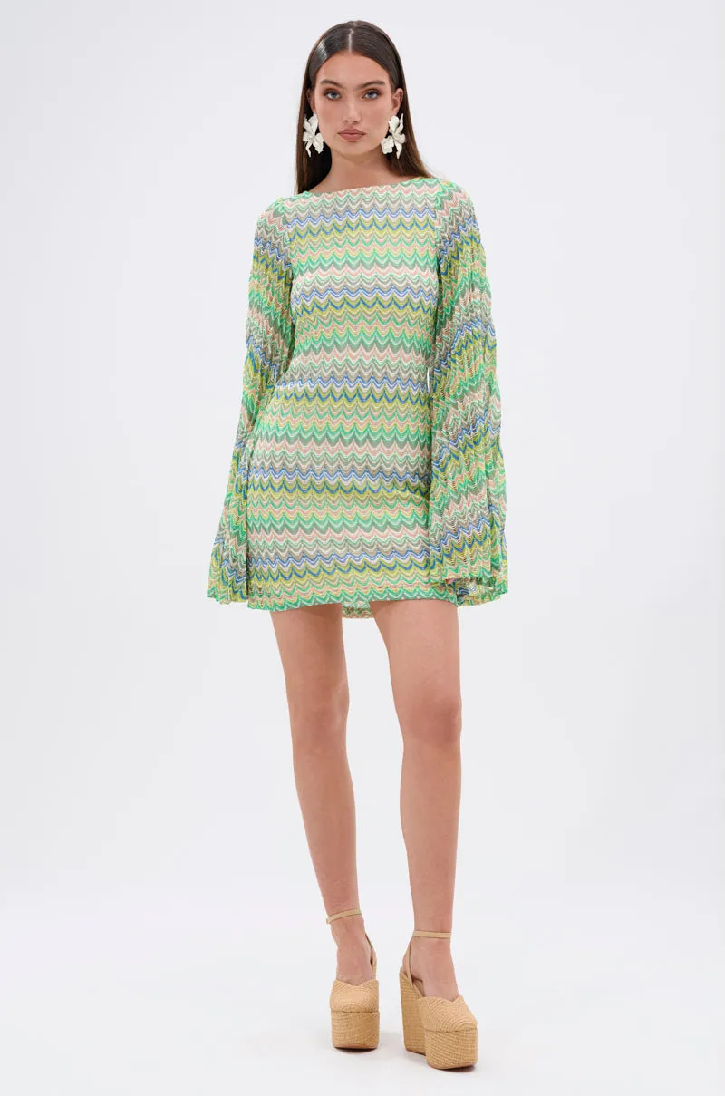 SUMMER TIME FINE PRINTED MINI DRESS sold by AKIRA product image thumbnail 5