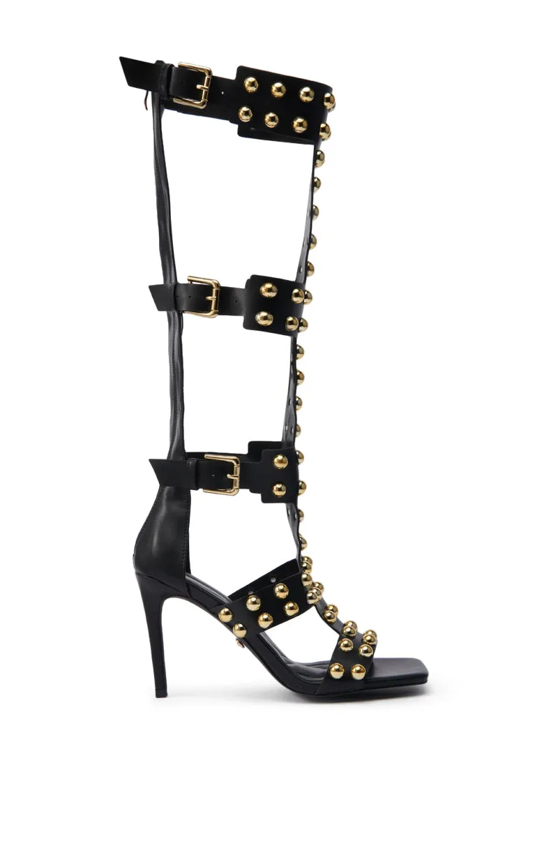 AZALEA WANG NEPHELE BLACK STILETTO SANDAL sold by AKIRA product image thumbnail 3