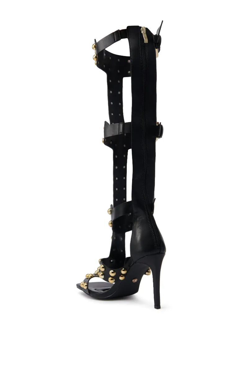 AZALEA WANG NEPHELE BLACK STILETTO SANDAL sold by AKIRA product image thumbnail 5
