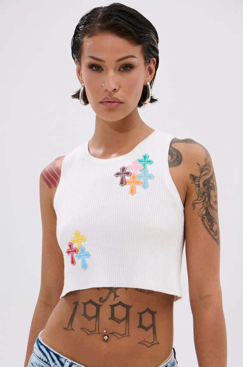 CHERRY QUEEN TANK sold by AKIRA