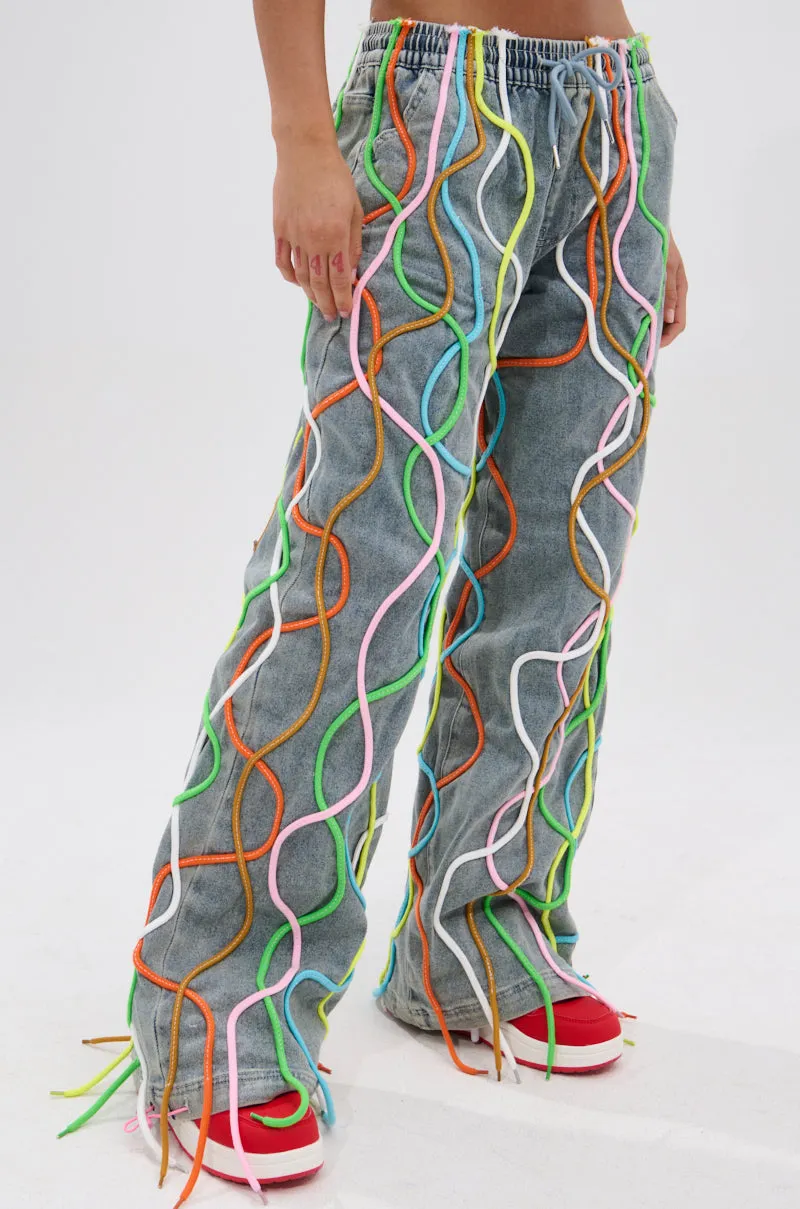 CRAZY FOR YOU DENIM PANTS sold by AKIRA product image thumbnail 2