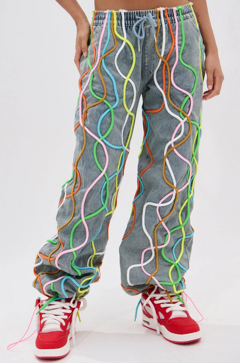 CRAZY FOR YOU DENIM PANTS sold by AKIRA product image thumbnail 3