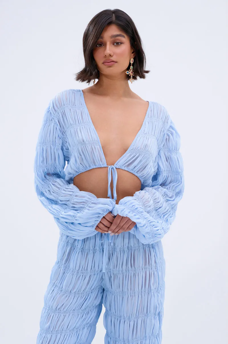 ICED OUT TIE FRONT TOP sold by AKIRA product image thumbnail 5