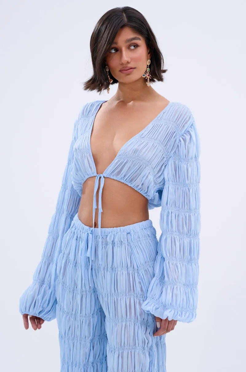 ICED OUT TIE FRONT TOP sold by AKIRA product image thumbnail 4