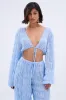 ICED OUT TIE FRONT TOP sold by AKIRA