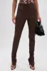 HANGING ON PU RUCHED LEGGING sold by AKIRA