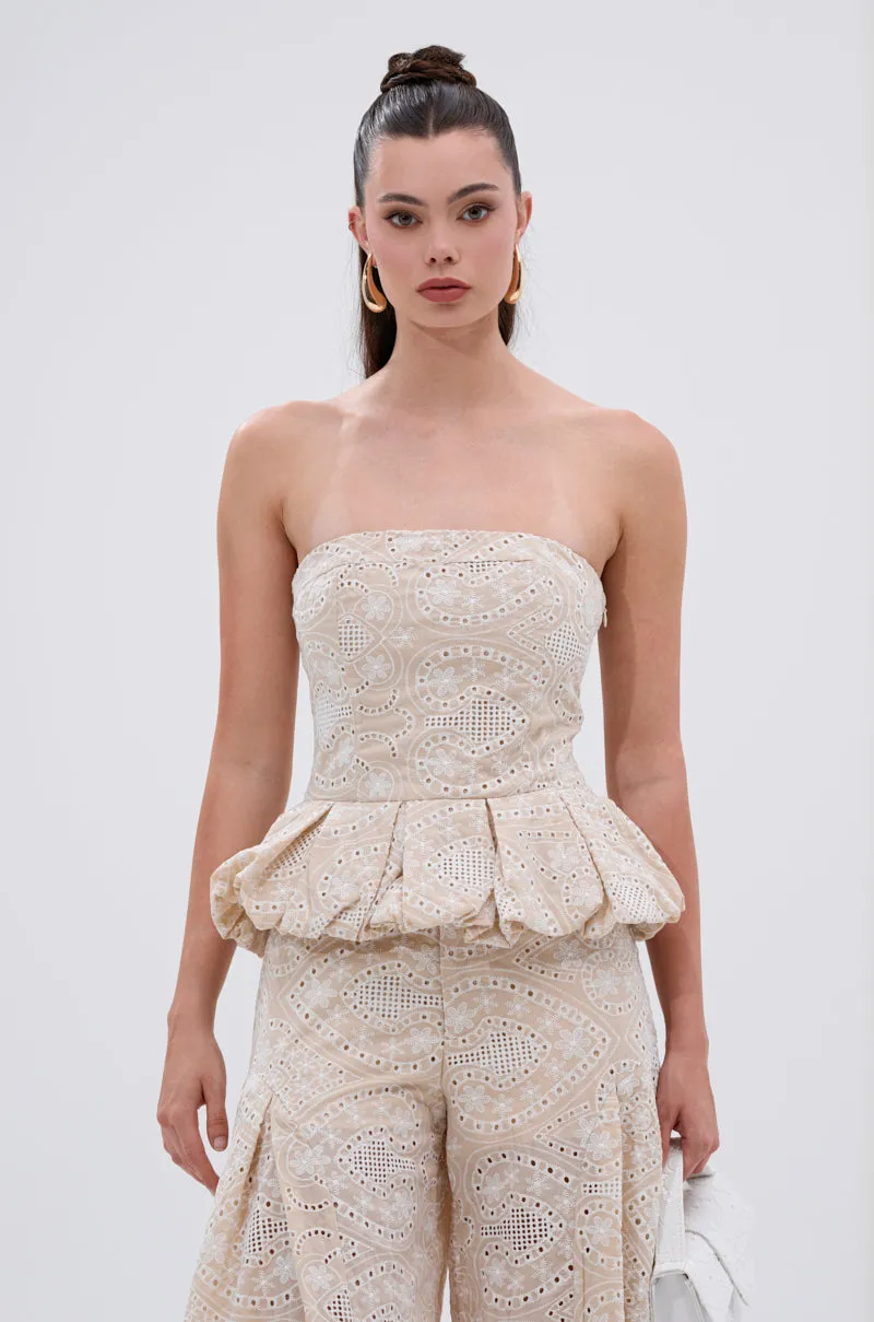 SUMMER TIME BLISS EYELET CORSET sold by AKIRA product image thumbnail 2