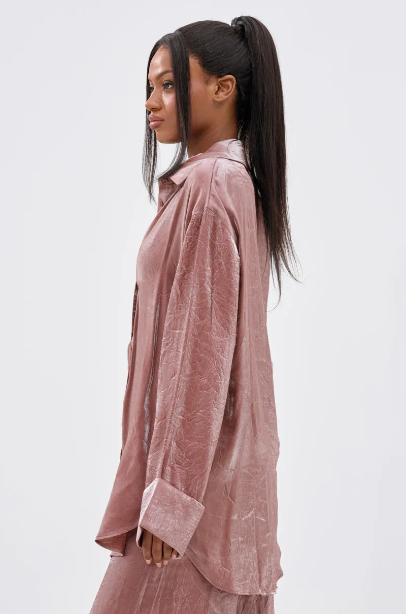 LOOK AT ME BUTTON DOWN TOP sold by AKIRA product image thumbnail 3