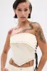 BREAK MY LOVE LINEN TUBE TOP sold by AKIRA