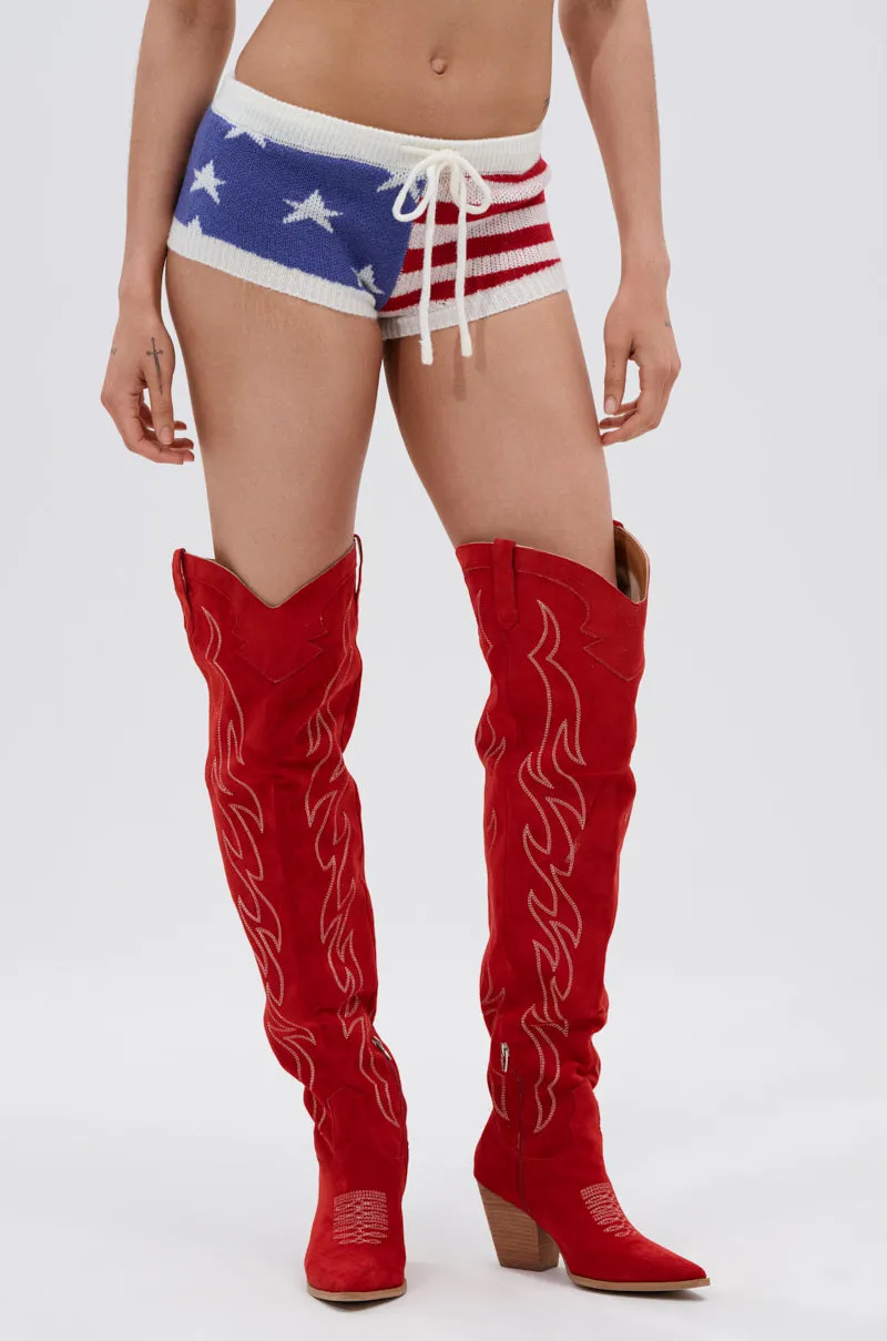PARTY IN THE USA SHORT sold by AKIRA product image thumbnail 2