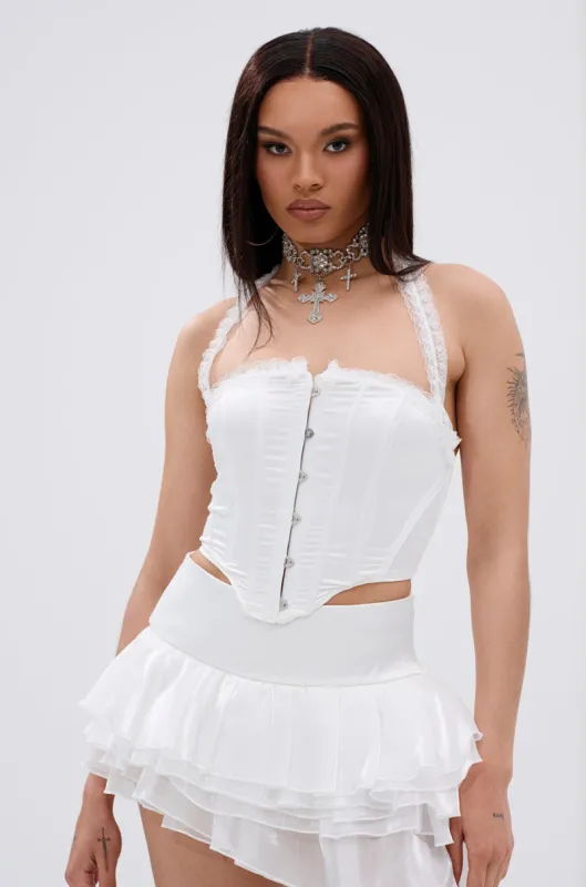 LUCY WHITE CORSET made by AKIRA