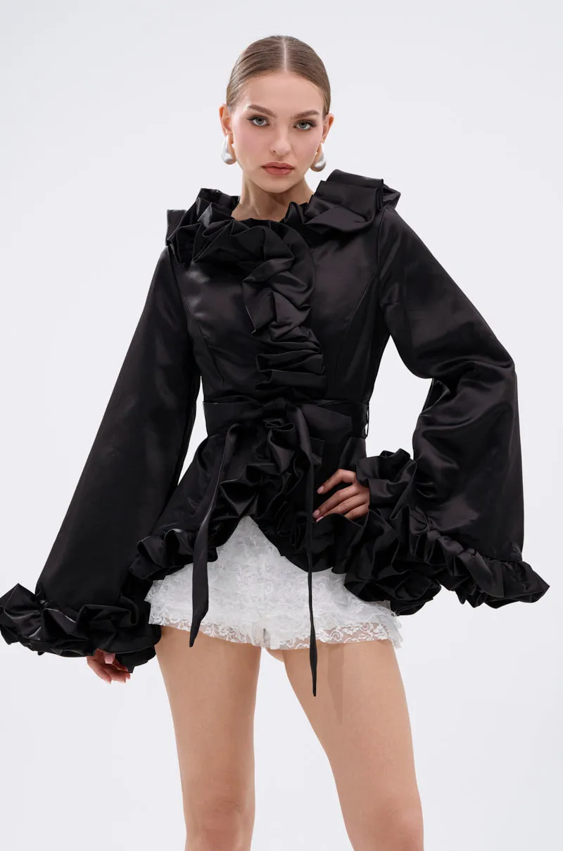 GARDEN PARTY WRAP BLAZER sold by AKIRA product image thumbnail 2