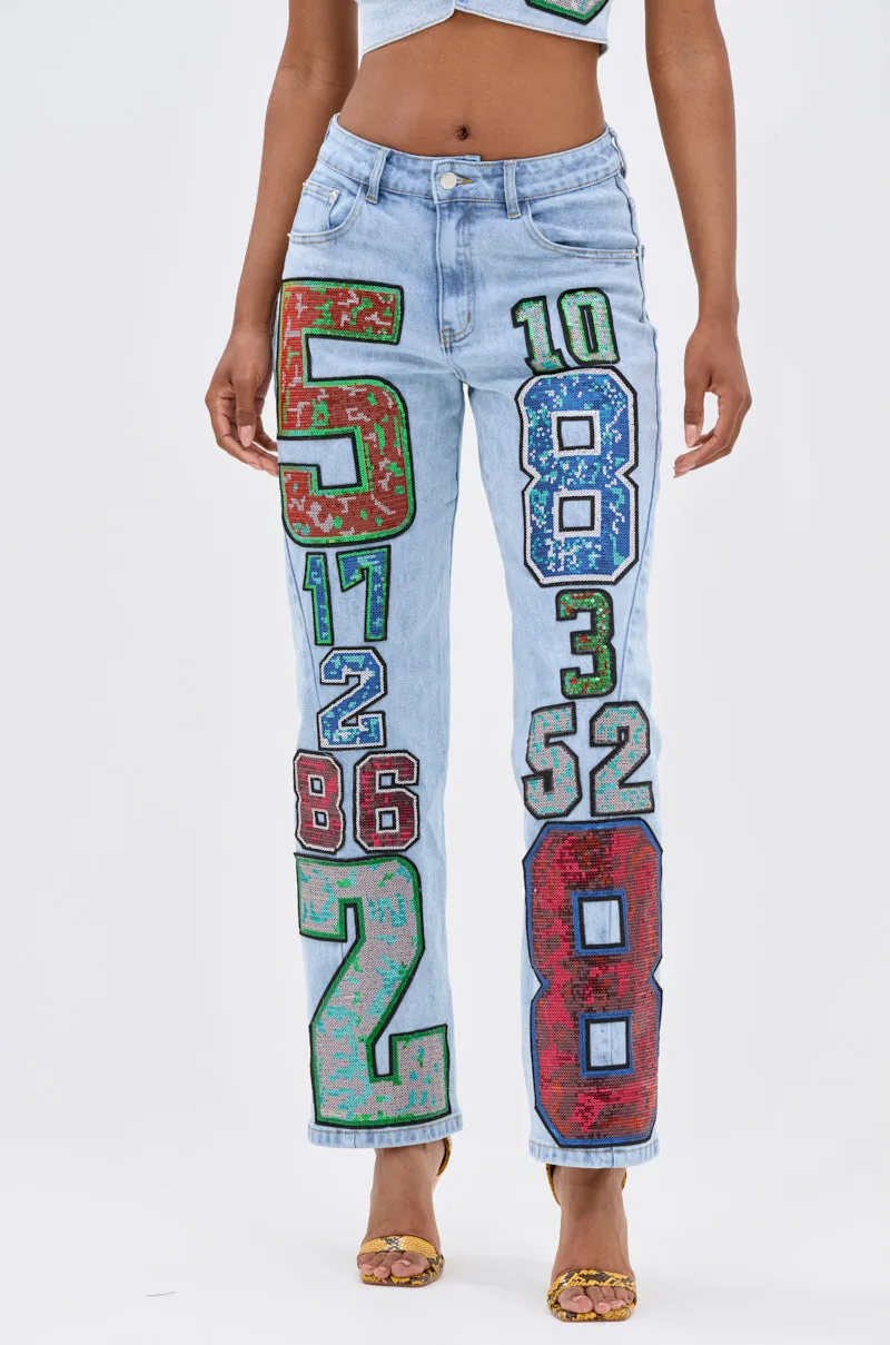CHAMPION GRAPHIC DENIM PANT sold by AKIRA product image thumbnail 3