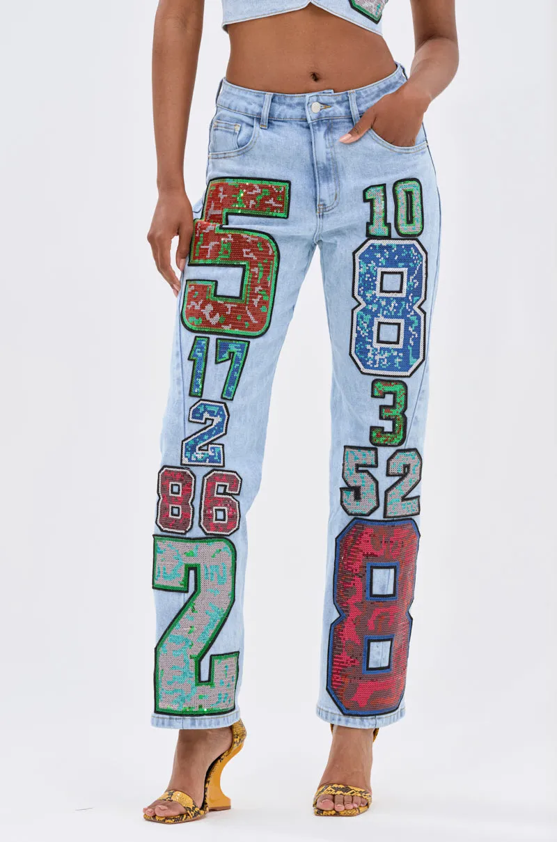 CHAMPION GRAPHIC DENIM PANT sold by AKIRA product image thumbnail 2