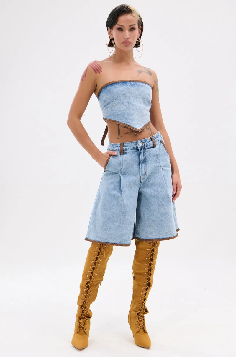 TOO COOL FOR THIS BERMUDA SHORT sold by AKIRA product image thumbnail 5