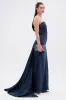 LUNA DENIM MAXI DRESS sold by AKIRA