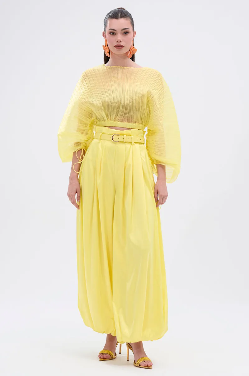 FEELING WILD SATIN CROP TOP sold by AKIRA product image thumbnail 5