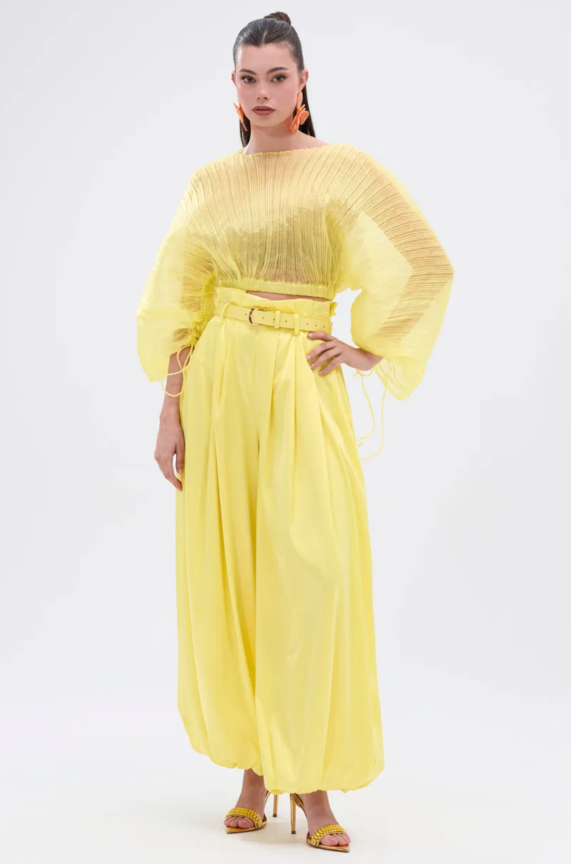 FEELING WILD SATIN CROP TOP sold by AKIRA product image thumbnail 4