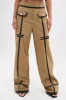 EAST HAMPTON WIDE LEG TROUSERS IN BROWN sold by AKIRA