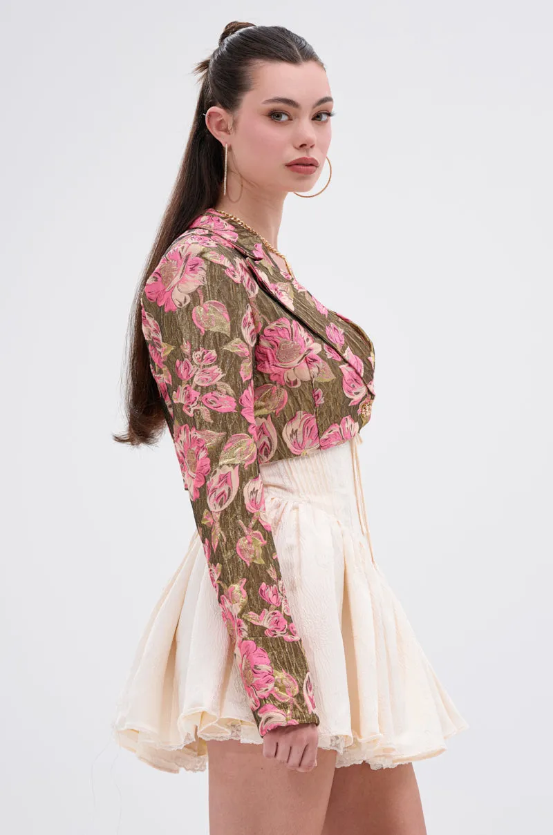 LIGHT THE WAY BROCADE BLAZER sold by AKIRA product image thumbnail 2