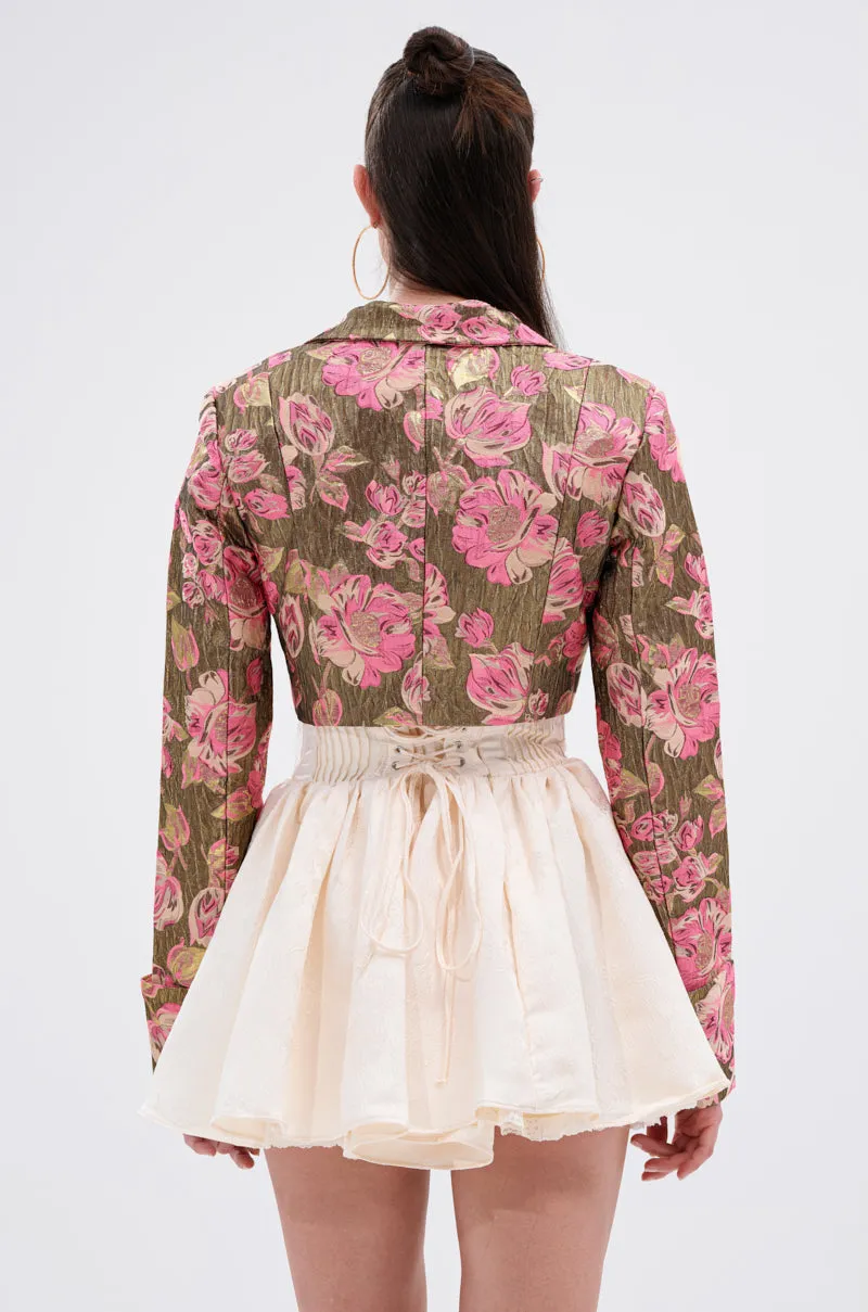 LIGHT THE WAY BROCADE BLAZER sold by AKIRA product image thumbnail 3