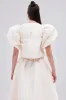 GIRL POWER CROP TIE FRONT TOP sold by AKIRA