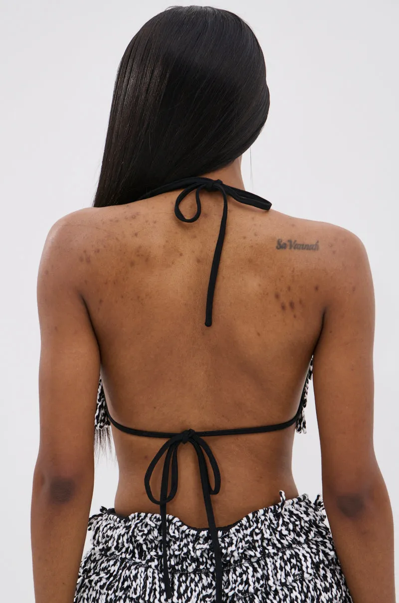 SHAGGY BRALETTE sold by AKIRA product image thumbnail 4