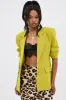 IRIS BLAZER IN CHARTREUSE sold by AKIRA