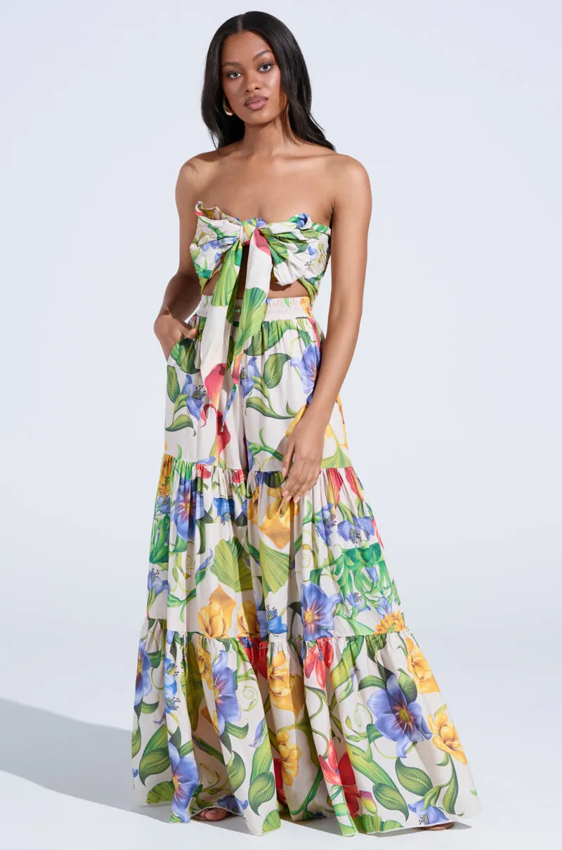 INTO THE GARDEN PALAZZO PANT sold by AKIRA product image thumbnail 5