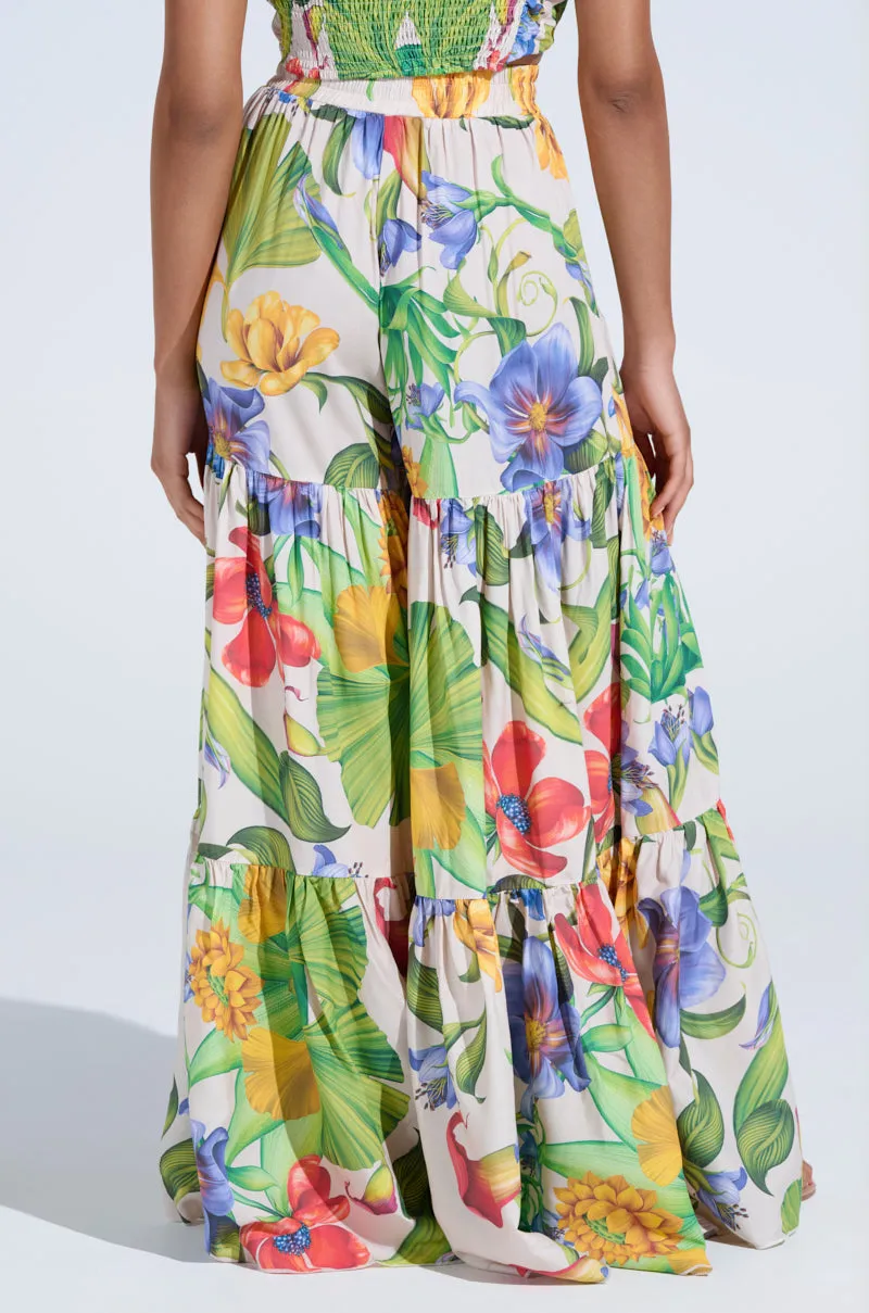 INTO THE GARDEN PALAZZO PANT sold by AKIRA product image thumbnail 4