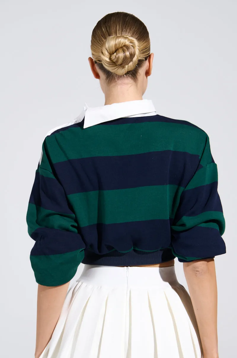JULIANA STRIPE SWEATSHIRT sold by AKIRA product image thumbnail 5