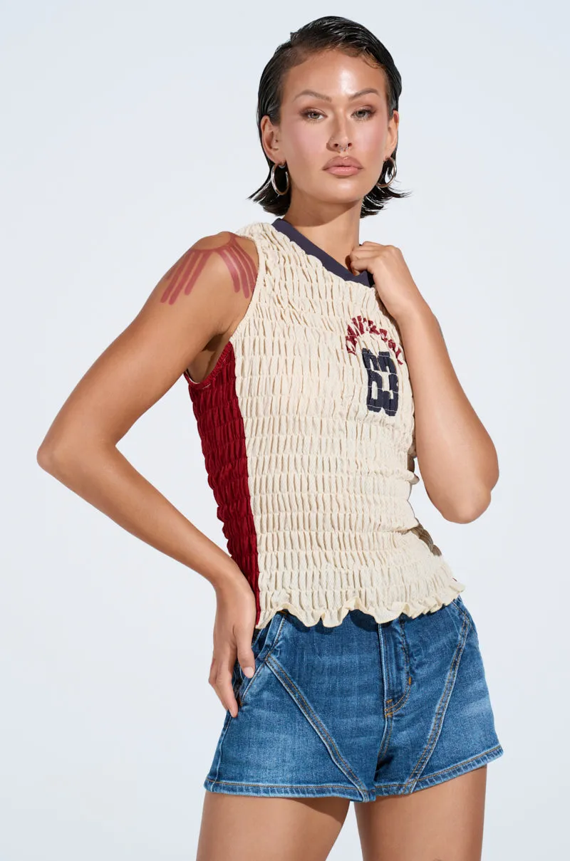 ADDICTED RUCHED JERSEY TOP sold by AKIRA product image thumbnail 2