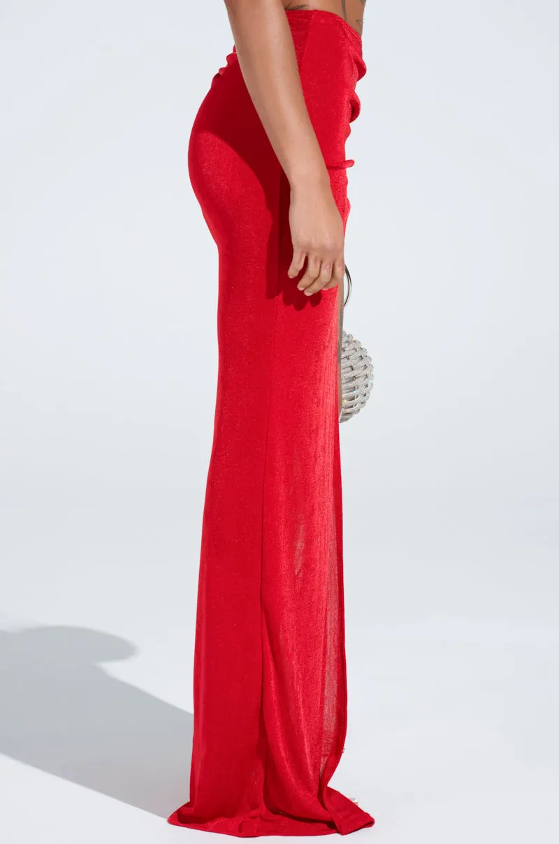 BEAUTY QUEEN MAXI SKIRT sold by AKIRA product image thumbnail 4