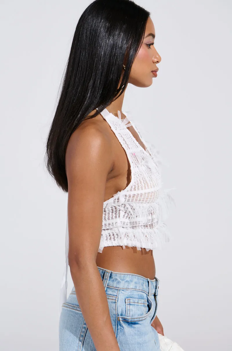 TIED TO YOU FRINGE TANK sold by AKIRA product image thumbnail 3