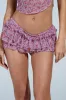 GIGI FLORAL RUFFLE MICRO SKIRT sold by AKIRA