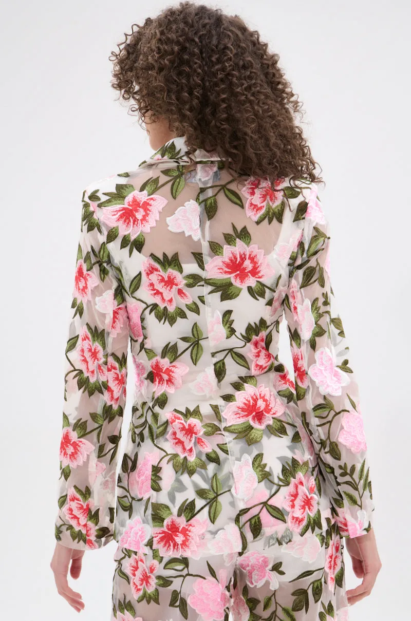 BLOSSOM LACE BLAZER sold by AKIRA product image thumbnail 4