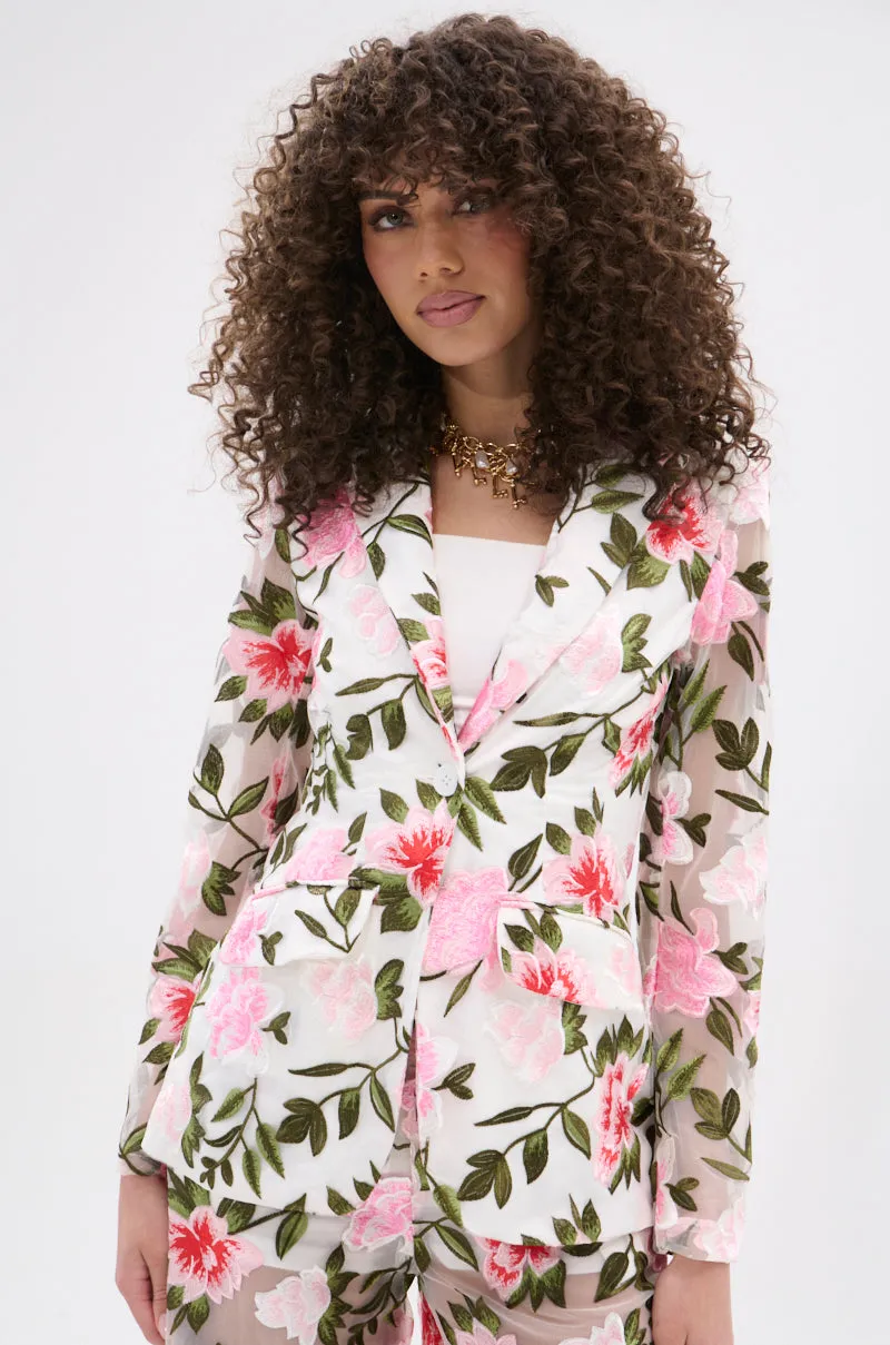BLOSSOM LACE BLAZER sold by AKIRA product image thumbnail 2