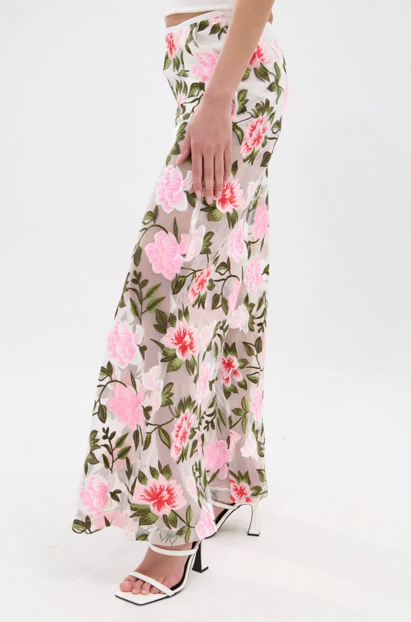 BLOSSOM LACE PALAZZO PANTS sold by AKIRA product image thumbnail 4