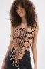 ROUND AND ROUND ASYMMETRIC SLEEVELESS TOP sold by AKIRA