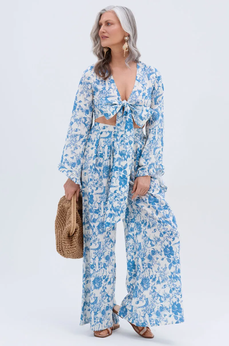 DOLLED UP PALAZZO PANT sold by AKIRA