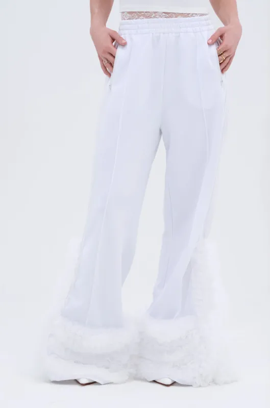 MODERN JAM TRACK PANT IN WHITE sold by AKIRA