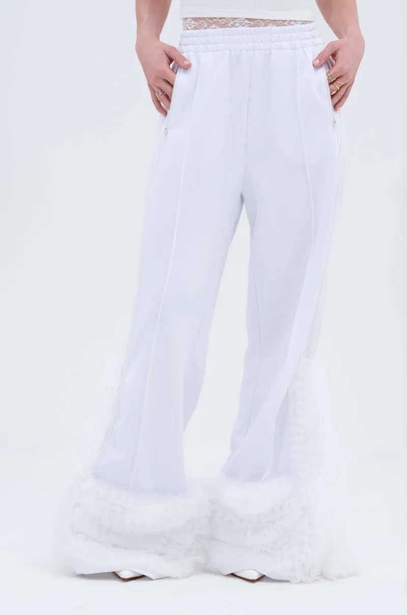 MODERN JAM TRACK PANT IN WHITE sold by AKIRA