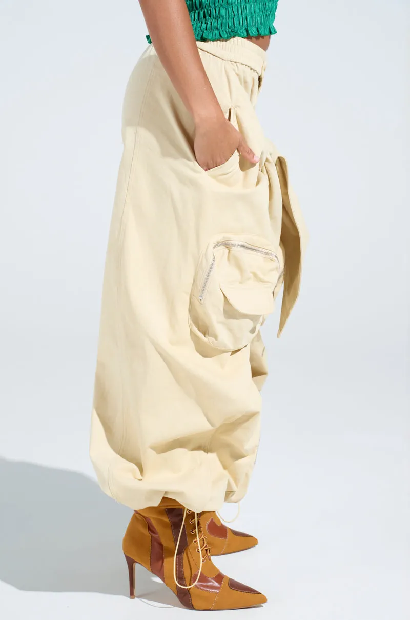 DO THE MOST TIE FRONT PANT sold by AKIRA product image thumbnail 5